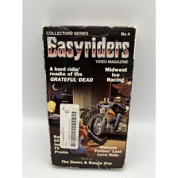 Easyriders Video Magazine VHS -Episode #4 A Hard Ridin Roadie M Forbes Last Ride - Picture 1 of 9